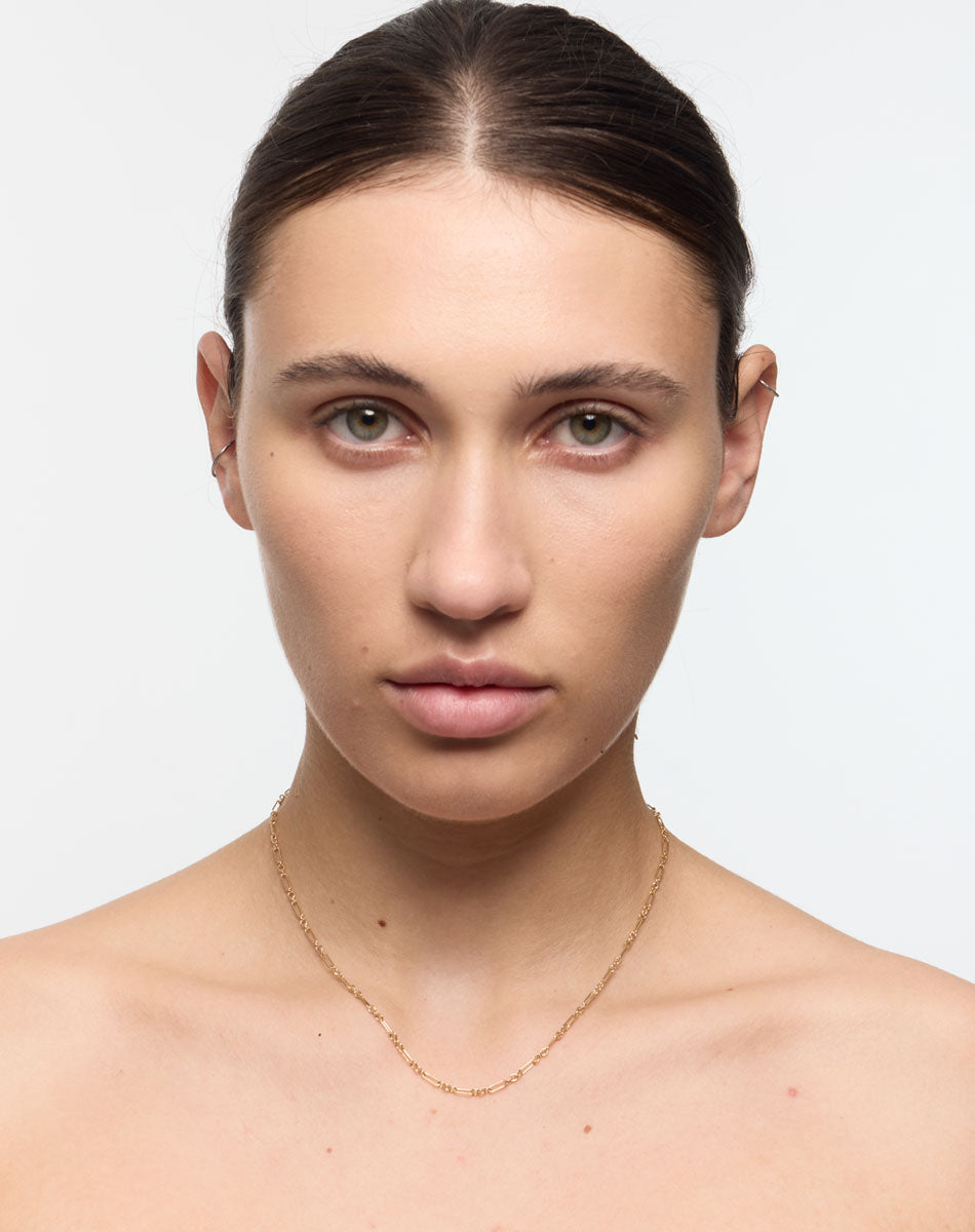 Decorative Fine Chain Necklace | Sterling Silver