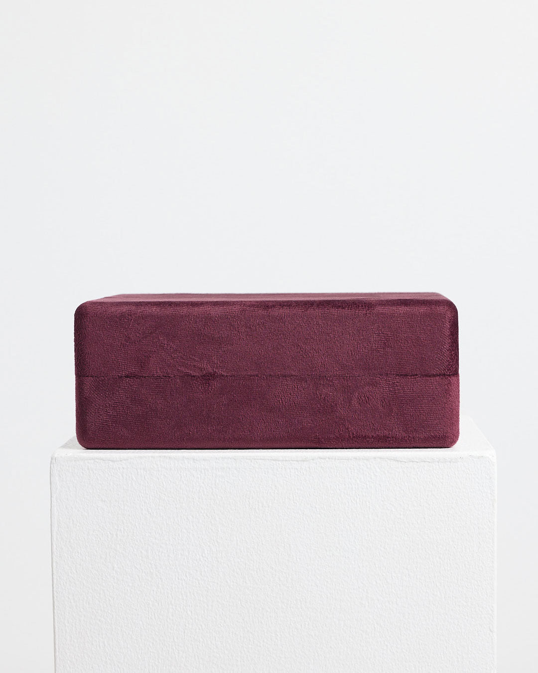 Velvet Jewellery Box Large | Merlot