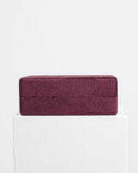 Velvet Jewellery Box Large | Merlot
