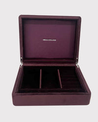 Velvet Jewellery Box Large | Merlot