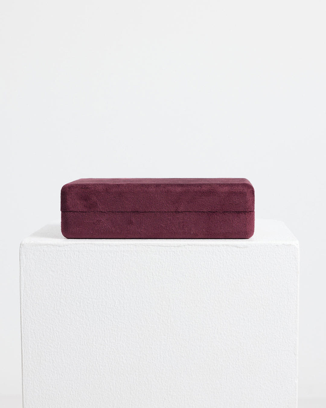 Velvet Jewellery Box Small | Merlot