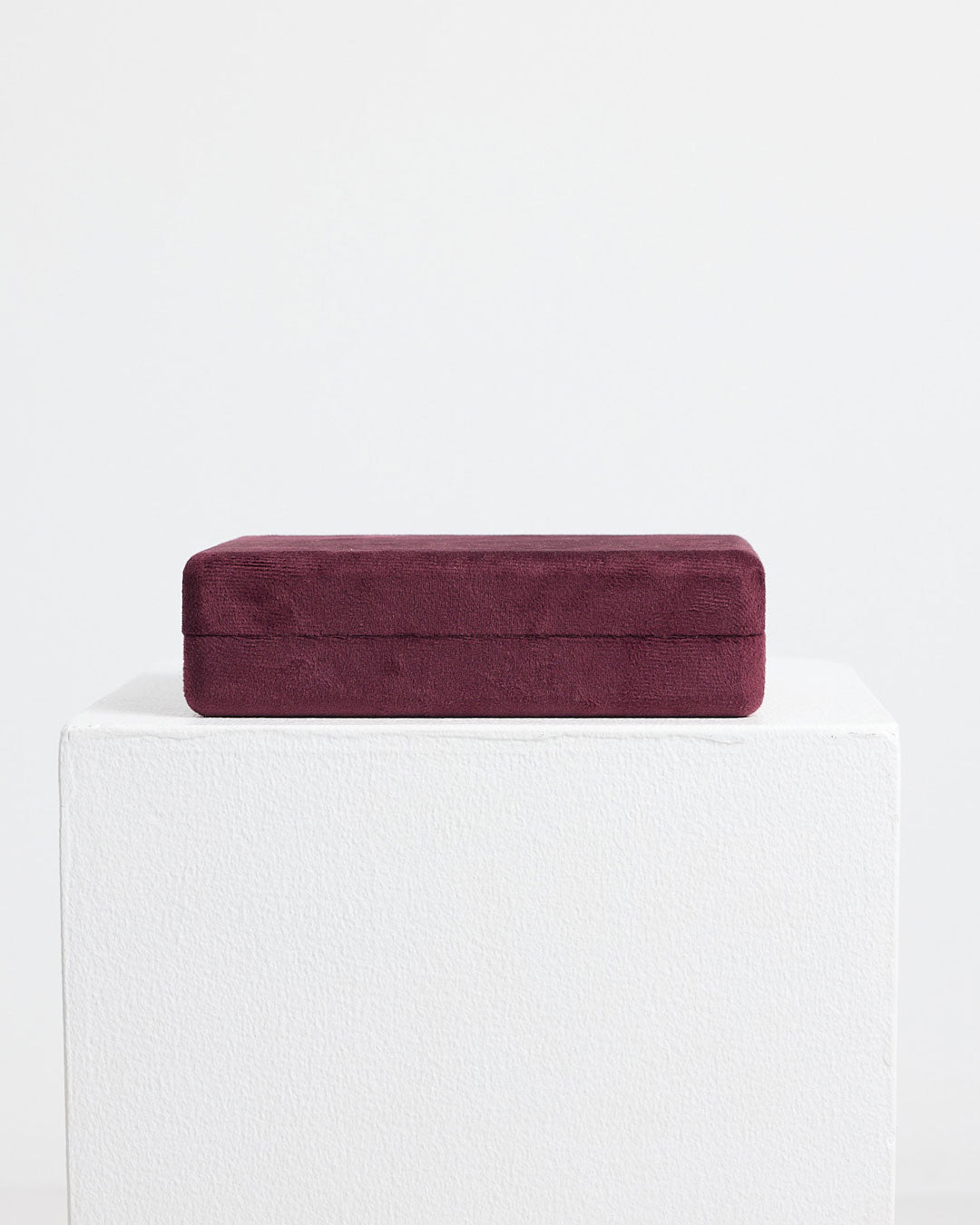Velvet Jewellery Box Small | Merlot