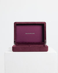 Velvet Jewellery Box Small | Merlot