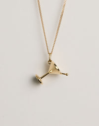Martini Charm Necklace Set | 9ct Yellow Gold