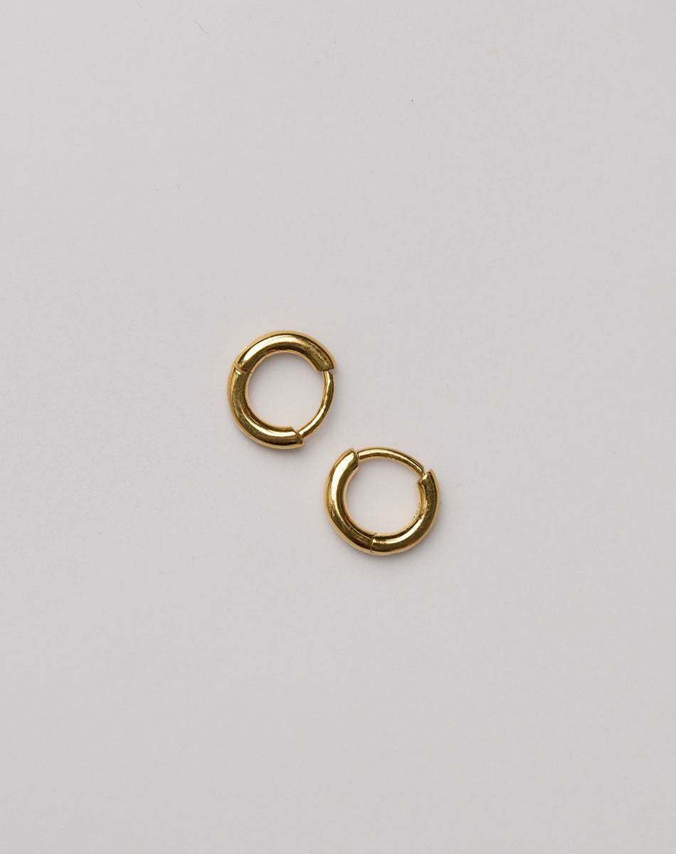 Mini Aria Hoops | 9ct Yellow Gold