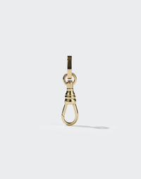 Gold swivel pendant for collecting charms