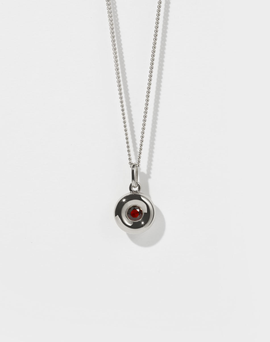 James Charm Necklace | Sterling Silver