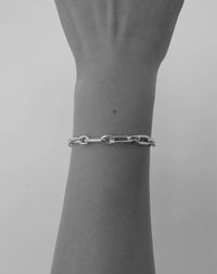 Figaro Paperclip Bracelet | 9ct Solid Gold