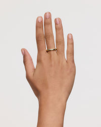 Stoned Band 3.5mm | 9ct Yellow Gold
