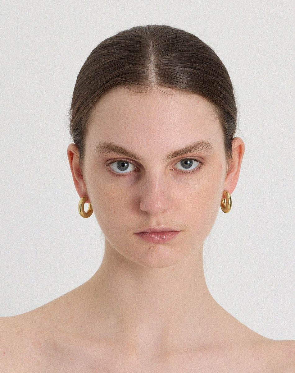 Taboo Mini Hoops | Sterling Silver