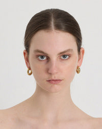Taboo Mini Hoops | Sterling Silver
