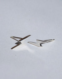 Nell Lightning Bolt Stud Earrings | 9ct Yellow Gold