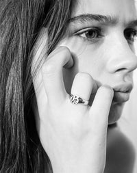 Capital Letter Signet | Sterling Silver