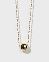Orb Necklace Small | 23kt Gold Plated