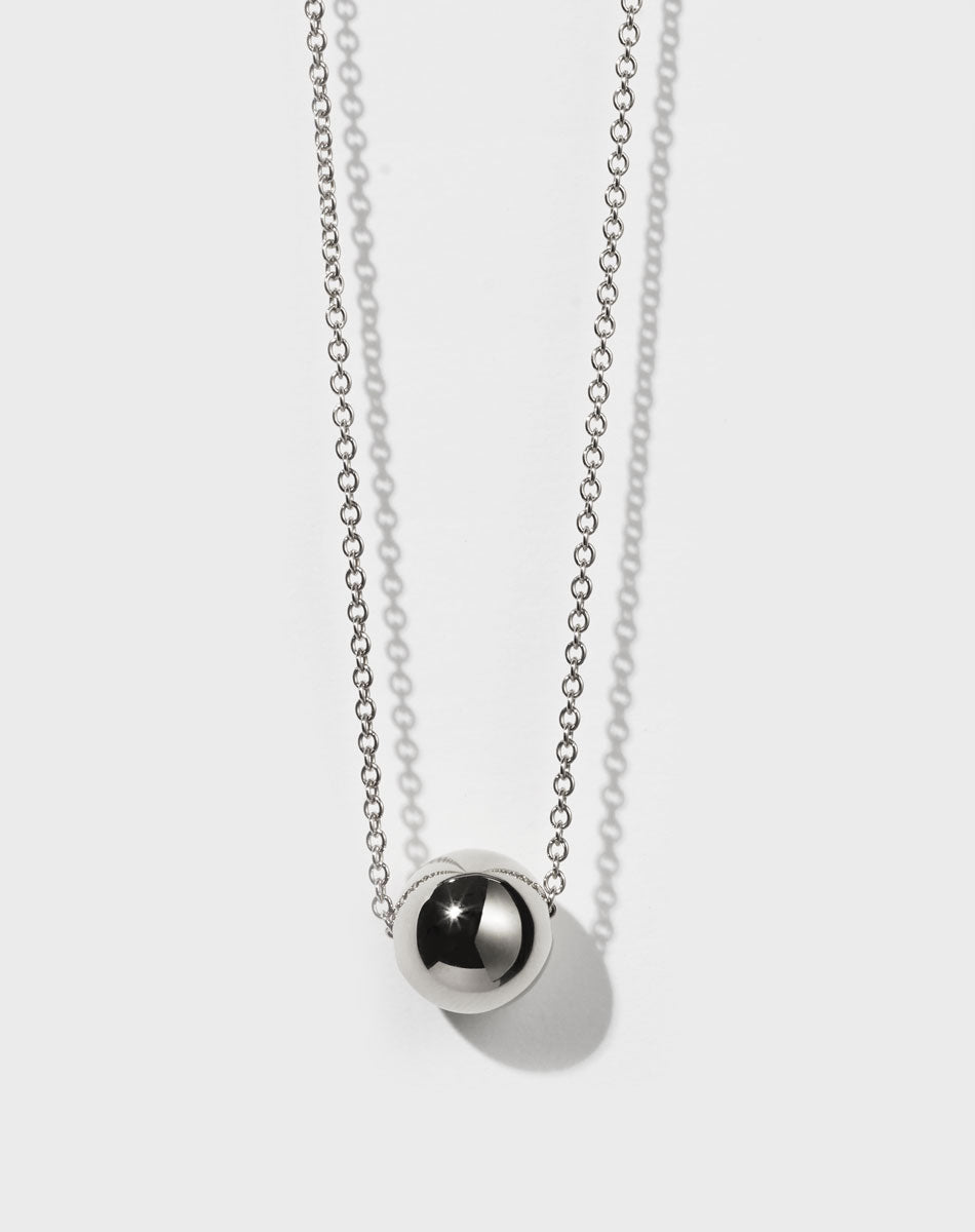 Orb Necklace Small | Sterling Silver