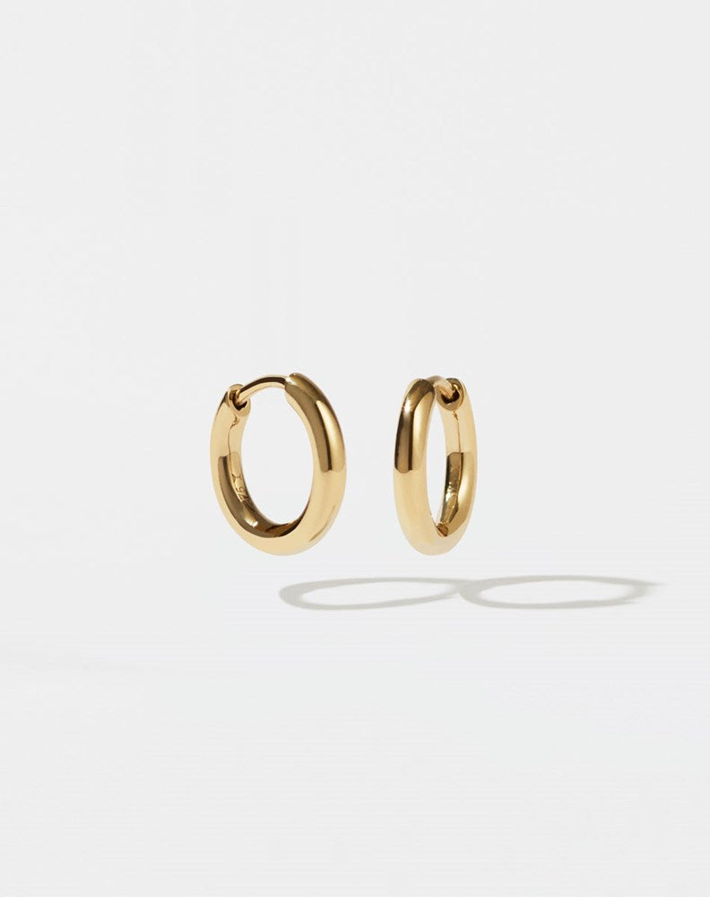 Aria Hoops | 23kt Gold Plated