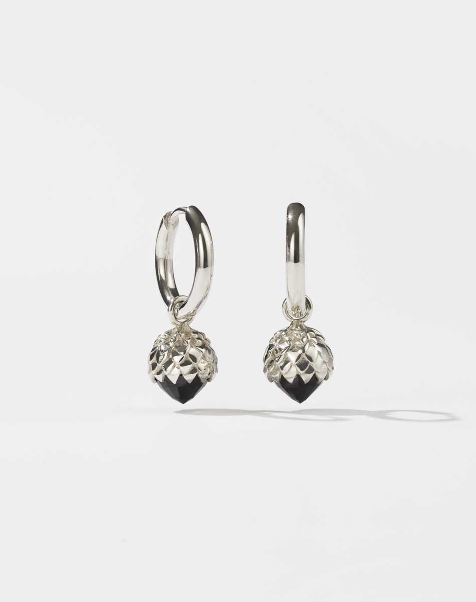 Protea Charm Earrings | Sterling Silver