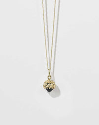 Protea Charm Necklace | 23k Gold Plated
