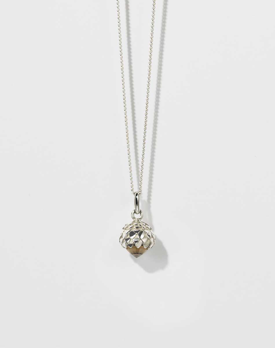 Protea Charm Necklace | Sterling Silver