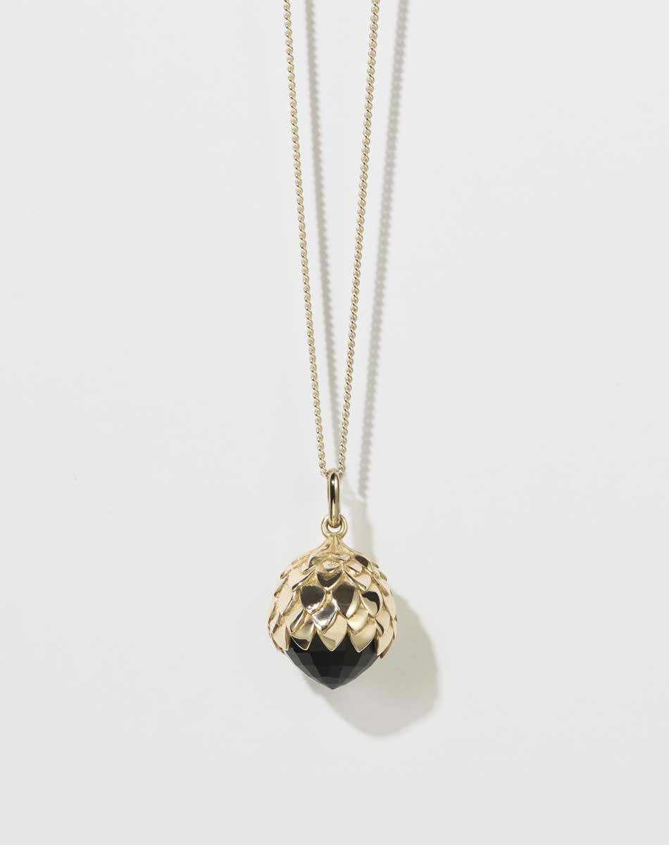 Protea Necklace Large | 9ct Yellow Gold