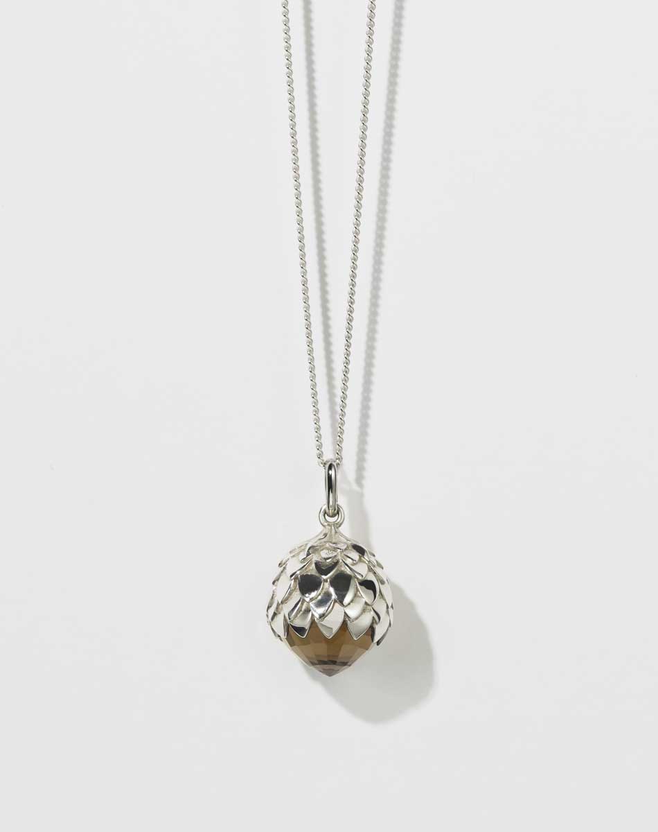 Protea Necklace Large | Sterling Silver
