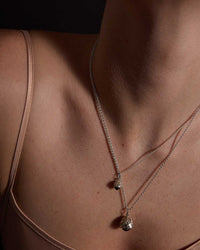 Protea Charm Necklace | 23k Gold Plated