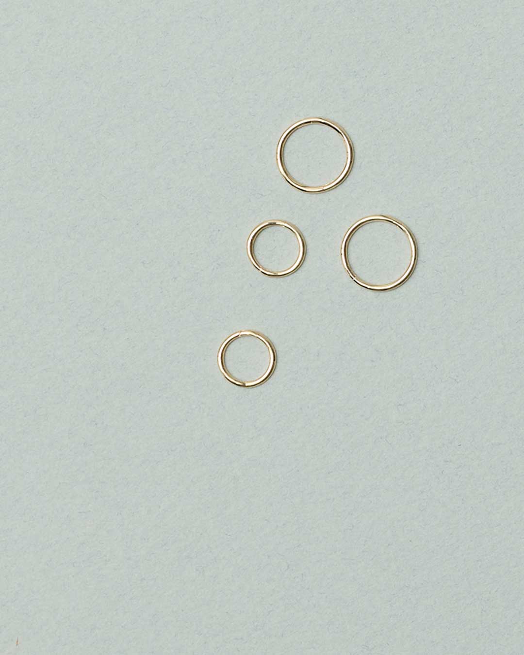 Plain Hoop Earrings | Sterling Silver