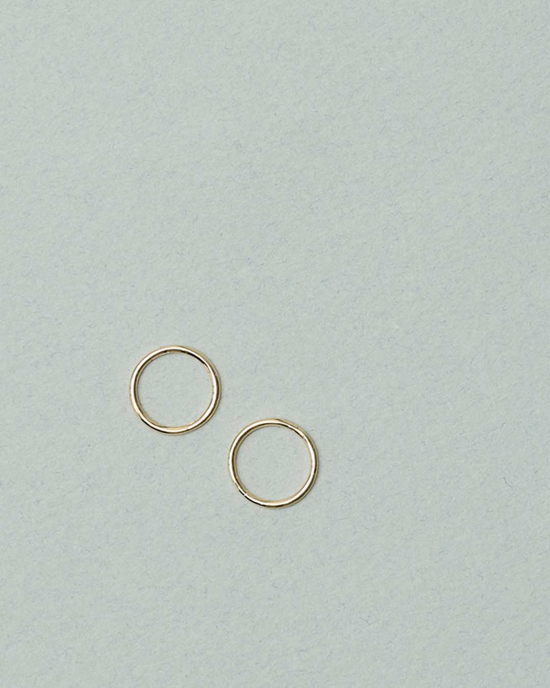 Plain Hoop Earrings | Sterling Silver