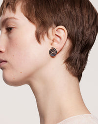 Spiral Earrings Medium | 23kt Gold Plated