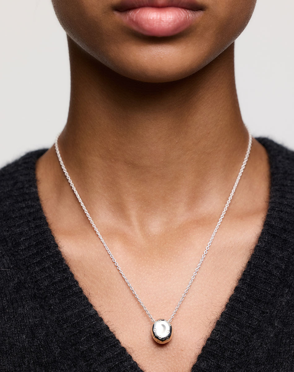Strawberry Necklace Small | 23kt Gold Plated