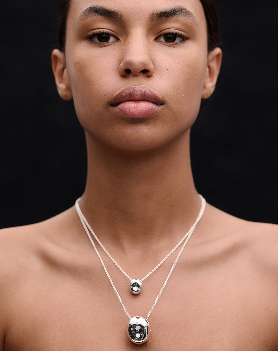 Strawberry Necklace Large | 23kt Gold Plated