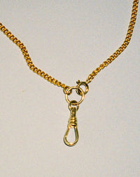 A gold swivel chain necklace for attaching your favourite charms