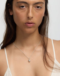 Tulip Charm Necklace | Sterling Silver