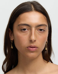 Tulip Earrings | 23k Gold Plated