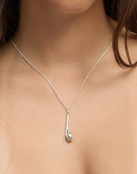 Tulip Necklace | Sterling Silver