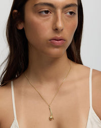 Tulip Necklace | 9ct Yellow Gold