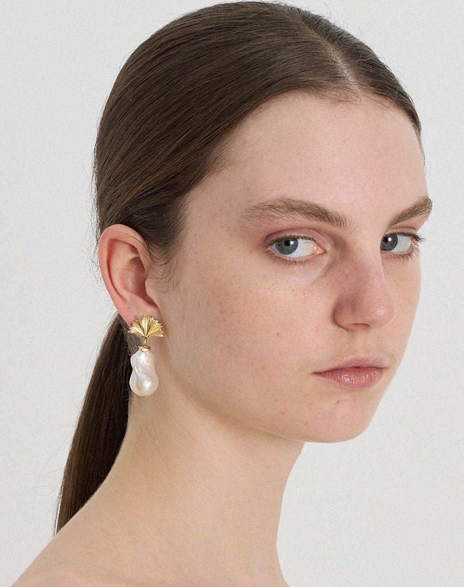 Vita Drop Earrings Large | Sterling Silver