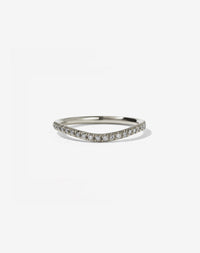 Amelie Band Pave | 14ct White Gold