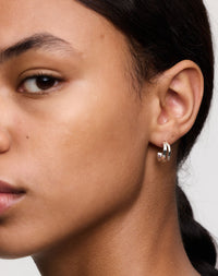 Bliss Hoops Small | 23kt Gold Plated