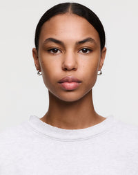 Bliss Hoops Small | 23kt Gold Plated