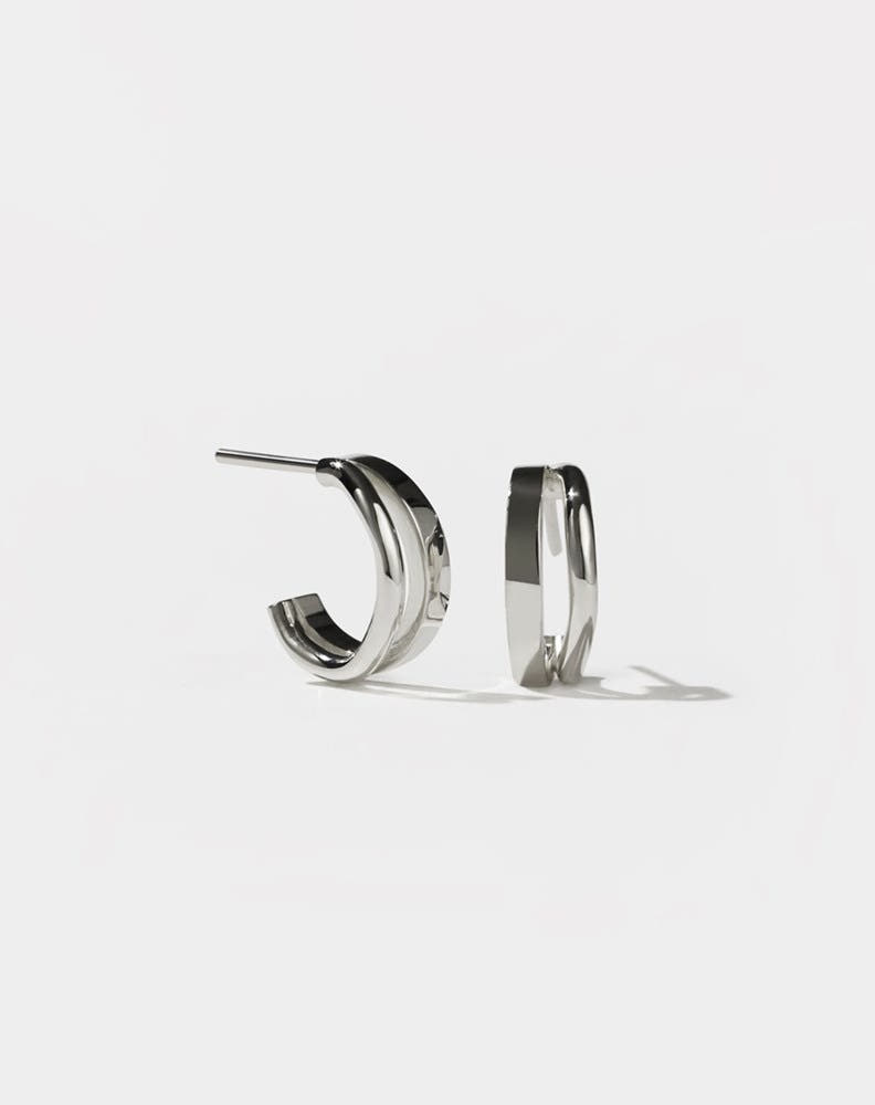 Bliss Hoops Small | Sterling Silver