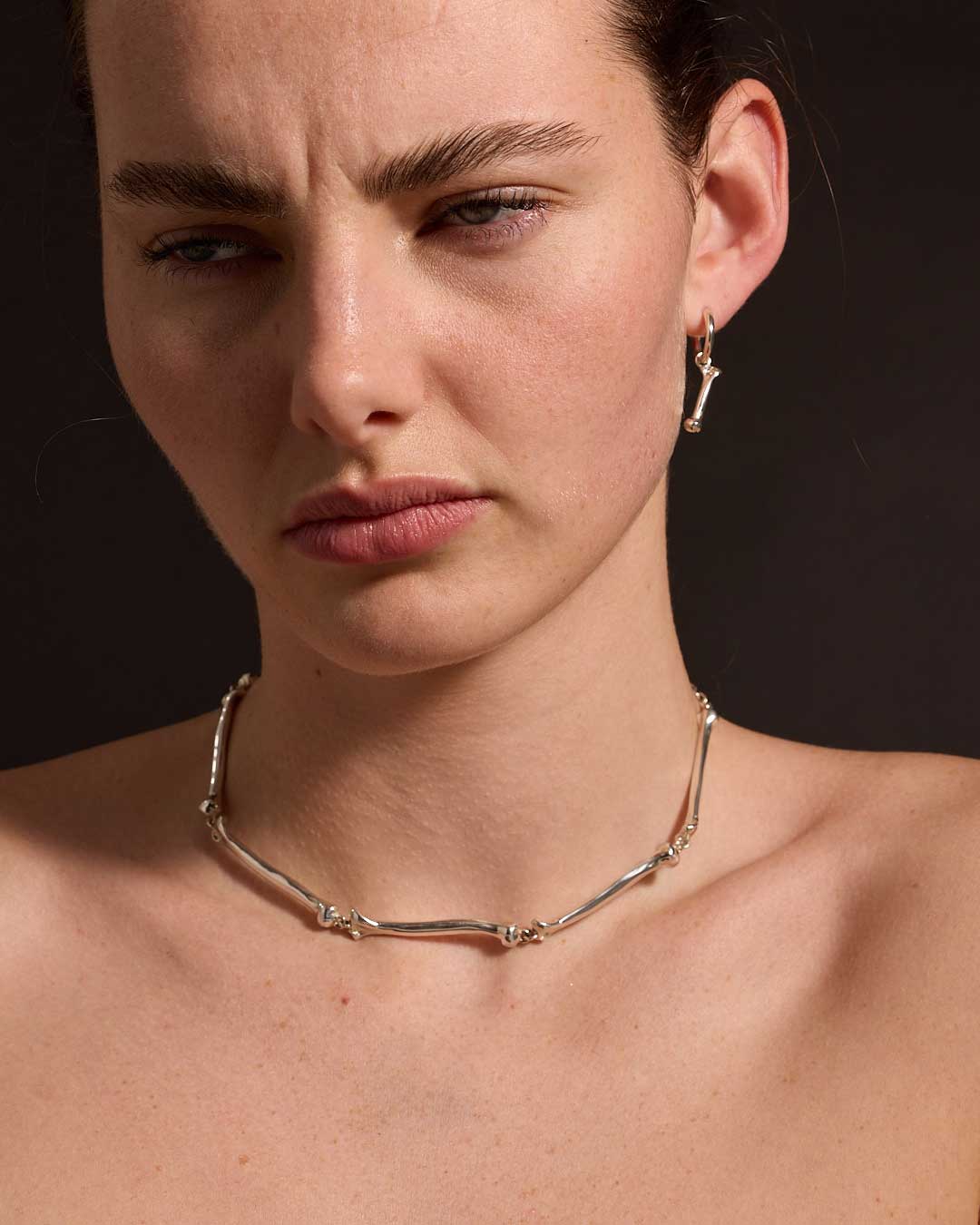 Bone Necklace | Sterling Silver