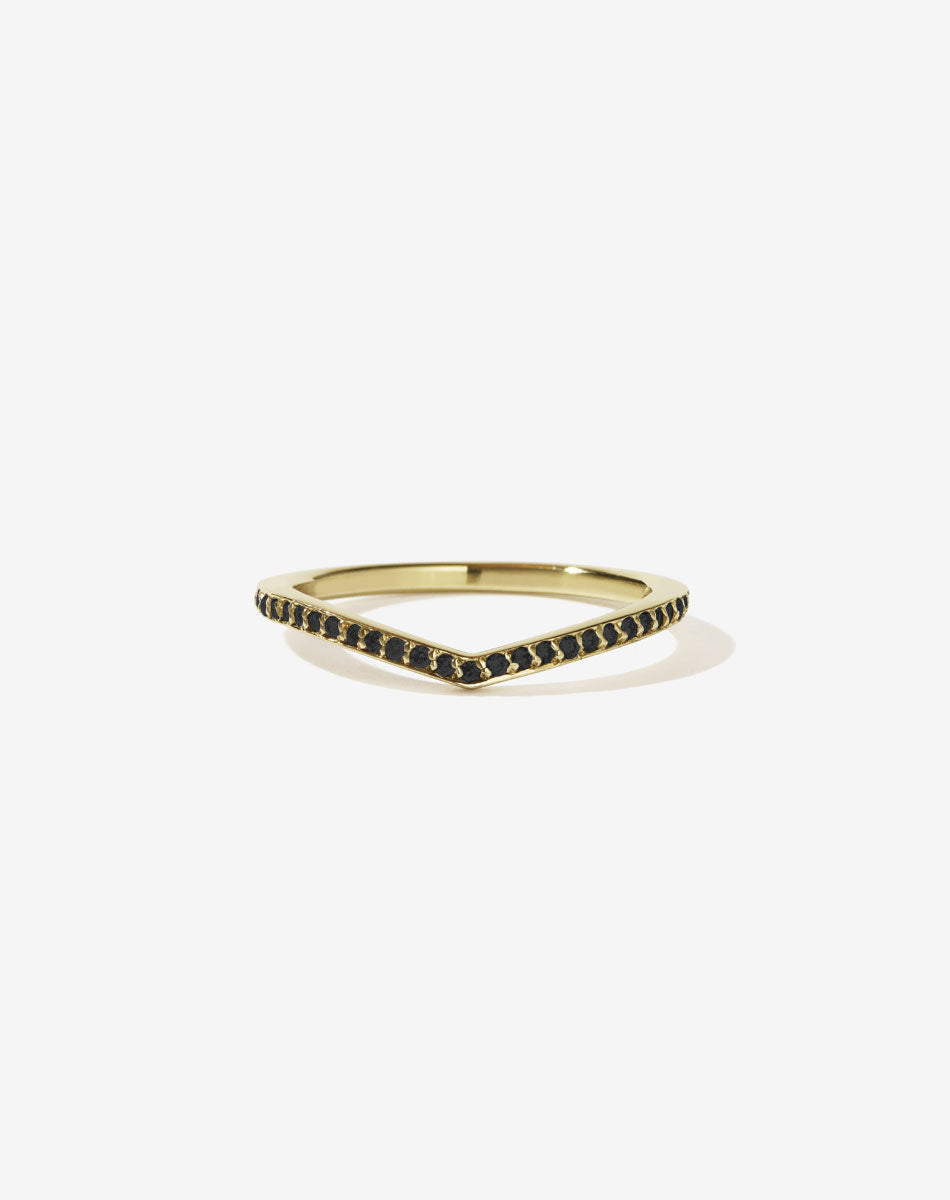 Curved Eternity Band | 14ct Yellow Gold