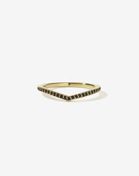 Curved Eternity Band | 14ct Yellow Gold