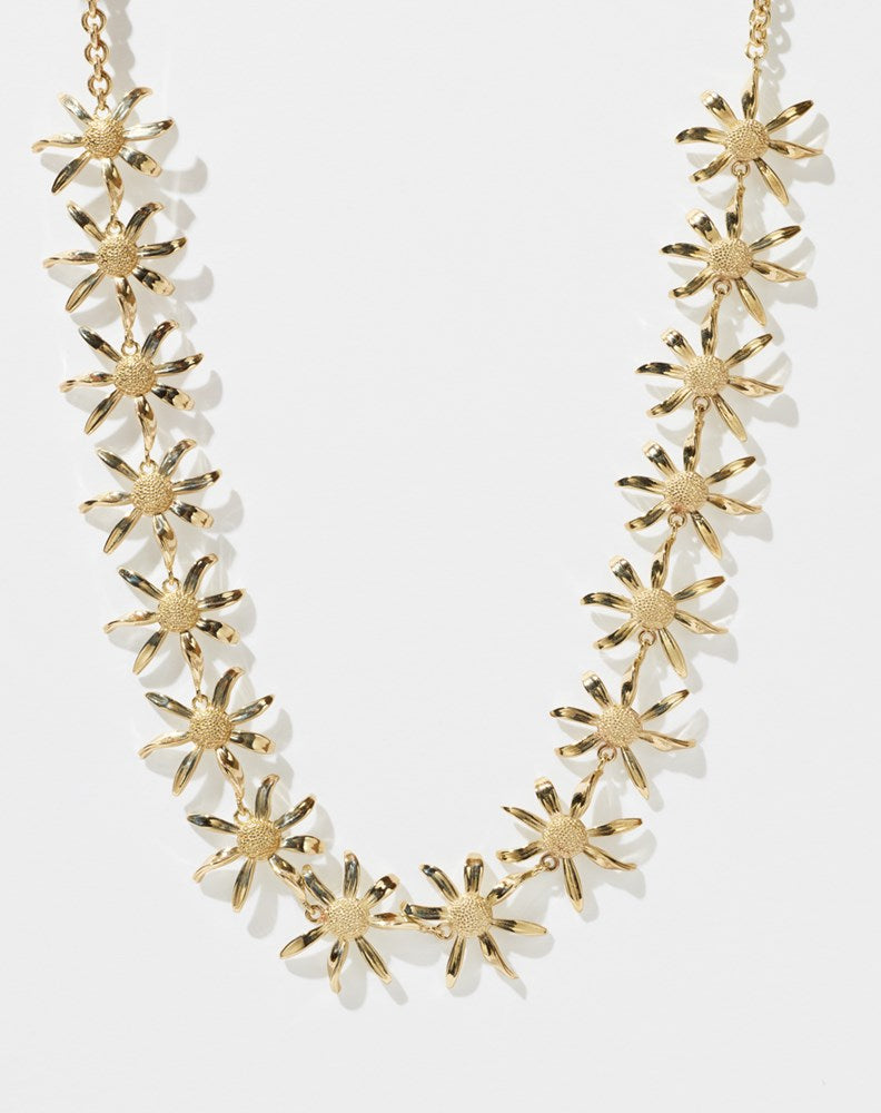 Daisy Chain Necklace | 9ct Yellow Gold