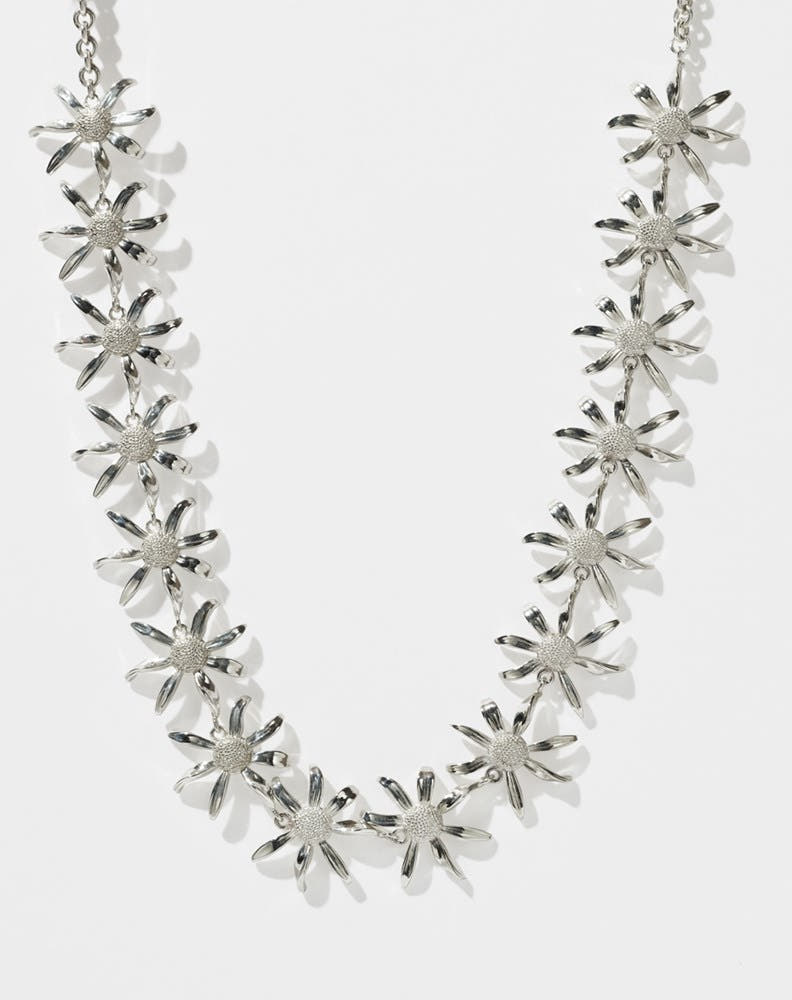 Daisy Chain Necklace | Sterling Silver