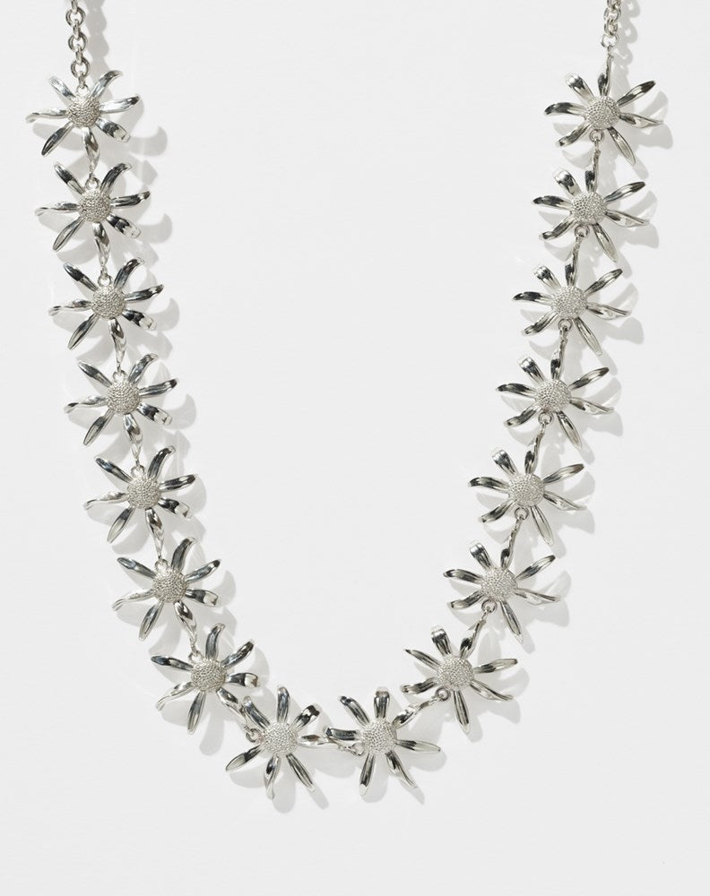 Daisy Chain Necklace | Sterling Silver