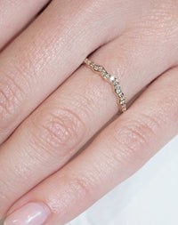 Eternal Band Pave | 14ct White Gold