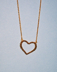 Fizzy Heart Necklace Large | Sterling Silver