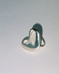 Lava Heart Ring | 23k Gold Plated